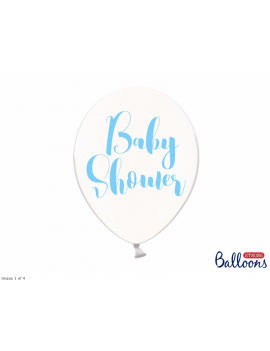 6 BALLONS BLEUS BABY SHOWER