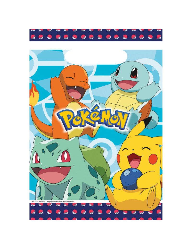 Carte invitation anniversaire enfant personnalisée Thème Pokémon