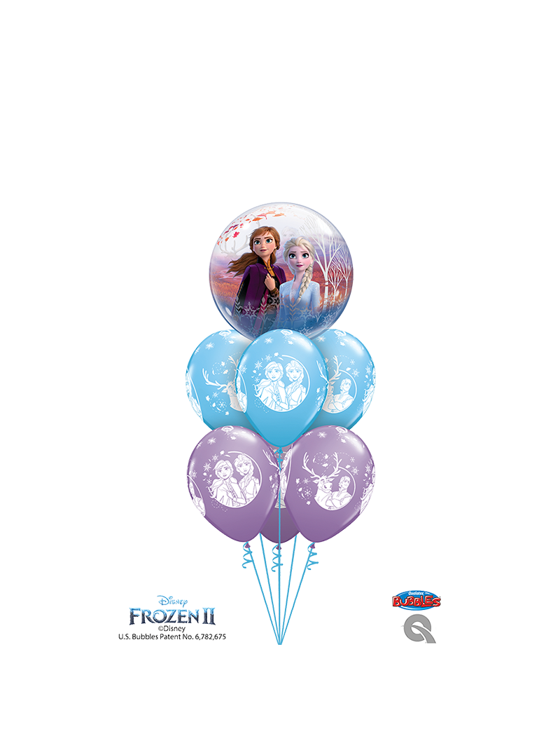 Ballon Anniversaire Reine des Neiges - Livraison de ballons