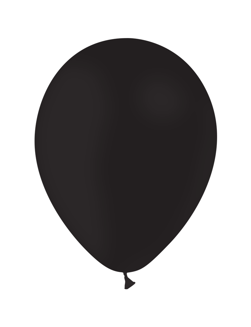 Ballon ~Sachet de 10 ballons - noir~ - Rêves & Merveilles