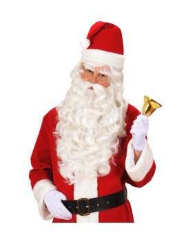 Perruque et barbe de Père Noël - Accessoire déguisement pas cher